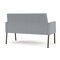 Lesro Mystic Lounge Reception Loveseat, Bronze, RS Fog Upholstery ML1501 - alternate 2